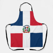 Dominican Republic flag All-Over Print Apron エプロン (正面)