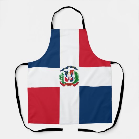 Dominican Republic flag All-Over Print Apron エプロン (正面)