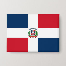 Dominican Republic Flag Bandera Dominicana Button 缶バッジ
