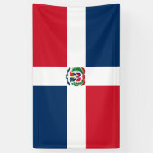 Dominican Republic flag Banner 横断幕 (縦)