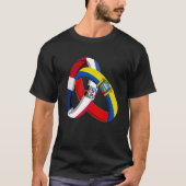 Dominican Republic Flag Ecuador Grown Ring Marriag Tシャツ (正面)