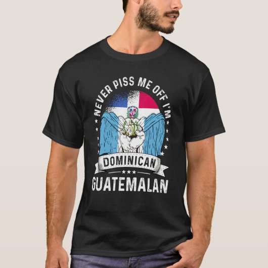Dominican Republic Flag Guatemala Grown  Humor Pri Tシャツ (正面)