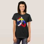 Dominican Republic Flag Venezuela Ring Marriage We Tシャツ (正面フル)
