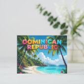 Dominican republic memory ポストカード (スタンド正面)