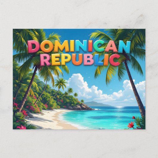 Dominican republic memory ポストカード (正面)