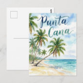 Dominican Republic Punta Cana Beach ポストカード (正面/裏面)