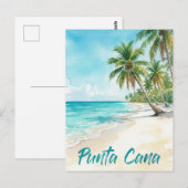 Dominican Republic Punta Cana Beach ポストカード (正面/裏面)