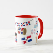 Dominican Republic Travel Mug – Island Paradise A マグカップ (正面右)