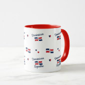 -Dominican Roots Pattern Mug | Caribbean Flag マグカップ (正面右)