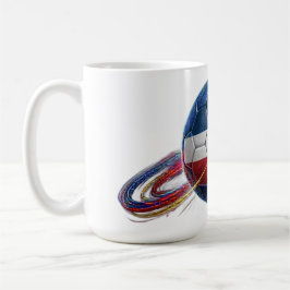 Dominican  Soccer Ball | Stadium Ready | Fan Gear コーヒーマグカップ