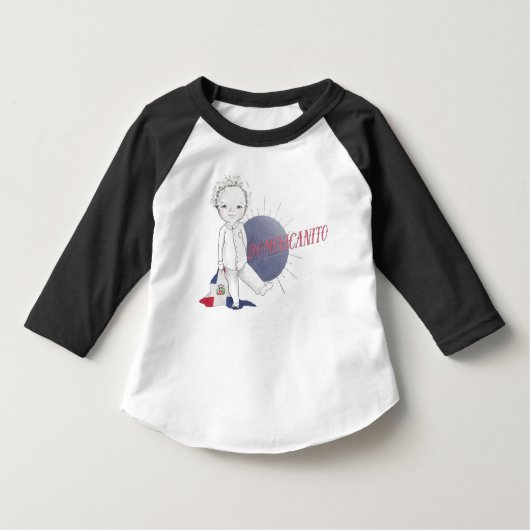 DominicanitoのRaglanのワイシャツ Tシャツ (正面)