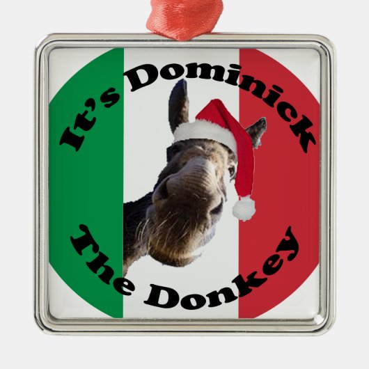 dominickろば メタルオーナメント (正面)