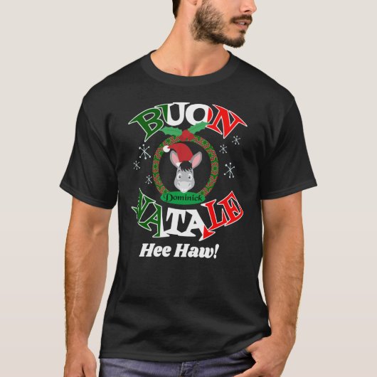 Dominick the Donkey Italian Christmas Song Essenti Tシャツ (正面)
