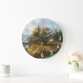 Dominik Schufried山の景色と… ラージ壁時計 (ホーム)