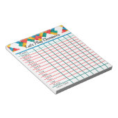 Dominoゲームスコアパッド、最大8人のプレイヤー ノートパッド (アングル)