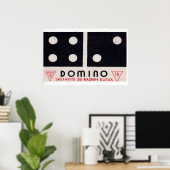 Domino - Matchbox Print - Aesthetic Wall Art ポスター (ホームオフィス)