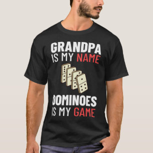 Domino Playerボードゲームドミノ Tシャツ