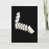 Dominoes Dominoe Game Game Night カード (正面)