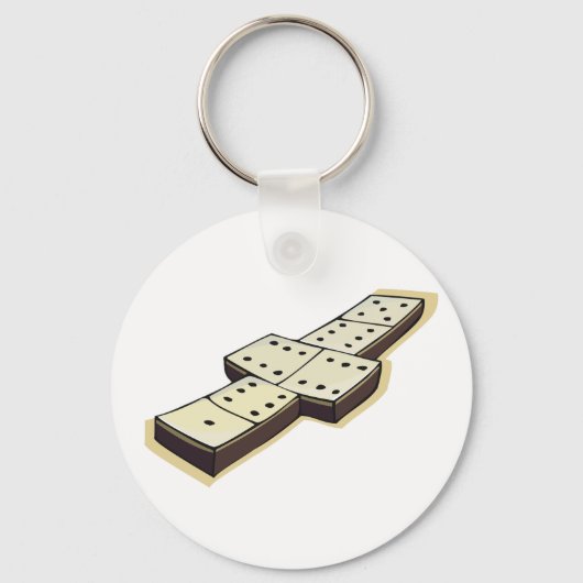 Dominos Game Keychain キーホルダー (正面)