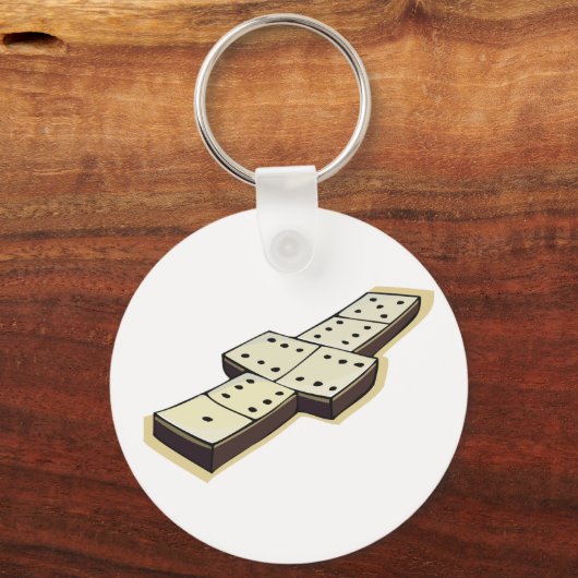 Dominos Game Keychain キーホルダー (正面)