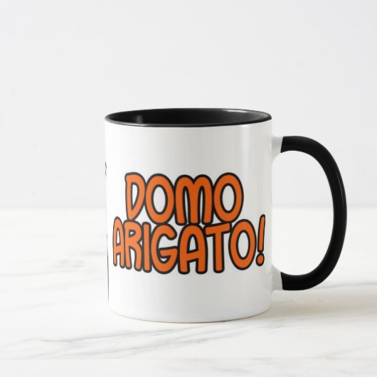 domoのarigatoのマグ マグカップ (右)