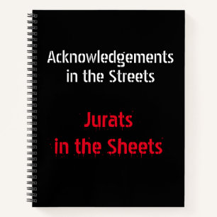 DomTopNotary Acknowledgements & Jurats Notebook ノートブック