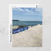 Don'与え Up on  Rocks at Put-in-Bayカード ポストカード (正面/裏面)