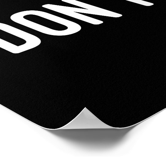 Don 与え Up - おもしろい Gym Catやる気を起こさせる Umous ポスター (角)