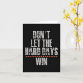 Don'T懸命日の評価を感動的得る カード (黄色い花)