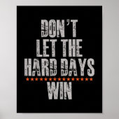 Don'T懸命日の評価を感動的得る ポスター (正面)