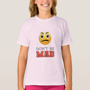 DON BE不機嫌絵文字おもしろい顔 Tシャツ