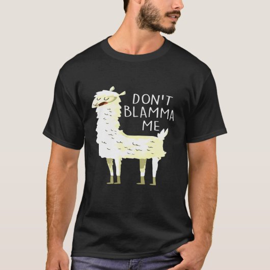 Don Blamma私ラマを責める Tシャツ (正面)