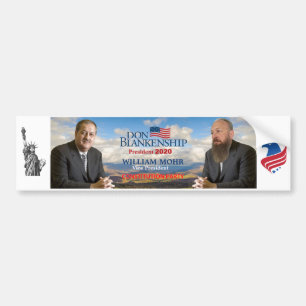 Don Blankenship/William Mohr 2020 バンパーステッカー