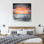 Don DePaolaによるボデガ湾の夜落 キャンバスプリント (インサイチュ (寝室))