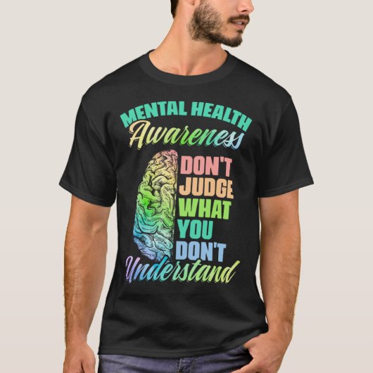 Don Judge Mental Illness Support Mental Health Awa Tシャツ (正面)