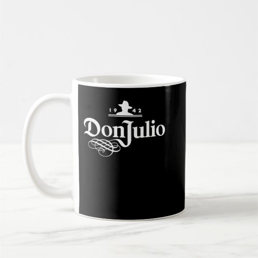 Don Julio 1942ホワイトロゴクラシックTシャツ コーヒーマグカップ (左)