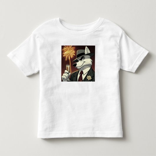 Don Lupo Canino "New Year" トドラーTシャツ (正面)