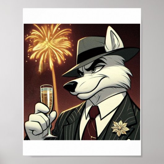 Don Lupo Canino "New Year" ポスター (正面)