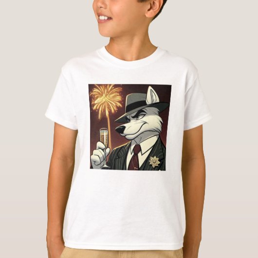 Don Lupo Canino "New Year" Tシャツ (正面)