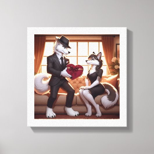 Don Lupo Canino "Valentines" キャンバスプリント (正面)