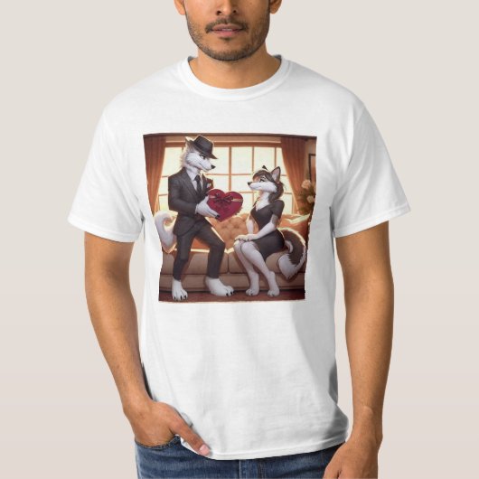 Don Lupo Canino "Valentines" Tシャツ (正面)
