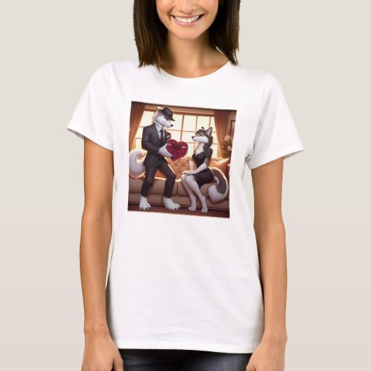 Don Lupo Canino "Valentines" Tシャツ (正面)