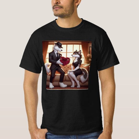 Don Lupo Canino "Valentines" Tシャツ (正面)