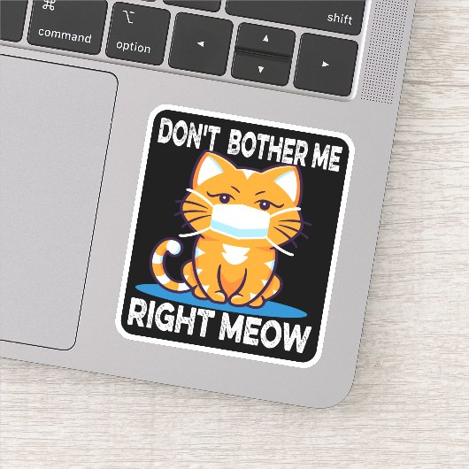 DON NOT BEAR MEOW - Cat in mask Sticker シール (詳細)