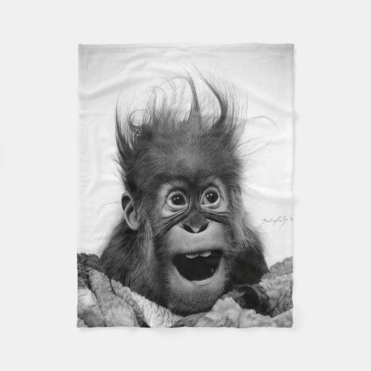 DON NOT PANICフリースブランケット フリースブランケット (正面)