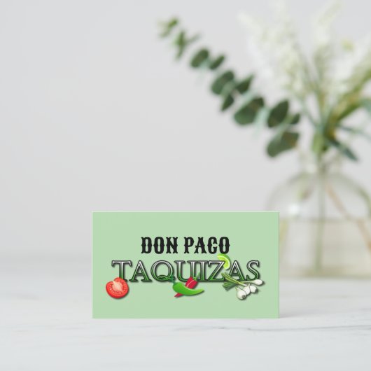 Don Paco Taquizas 名刺 (スタンド正面)