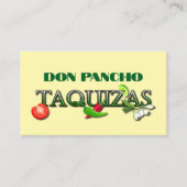 Don Pancho Taquizas 名刺 (正面)