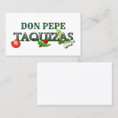 Don Pepe Taquizas 名刺 (正面/裏面)
