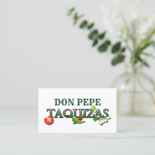 Don Pepe Taquizas 名刺 (スタンド正面)