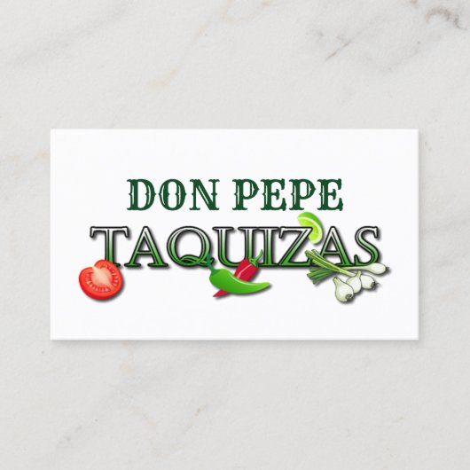 Don Pepe Taquizas 名刺 (正面)